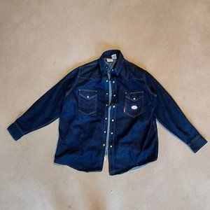 Rasco FR Welding Fire Retardant Denim Shirt. Item DFR1210. Size 3XL-Long